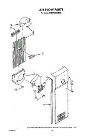 11 - Air Flow parts for Whirlpool Refrigerator 8ED27DQXXN00 from AppliancePartsPros.com