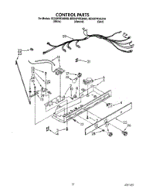 11 - Control parts for Whirlpool Refrigerator 8ED22PWXAW00 from AppliancePartsPros.com