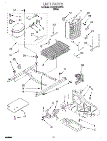 07 - Unit parts for Whirlpool Refrigerator 6ED20TKXDW00 from AppliancePartsPros.com