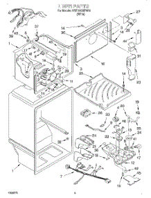 03 - Liner parts for Whirlpool Refrigerator 3VET19GMFW03 from AppliancePartsPros.com