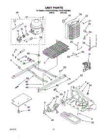 09 - Unit parts for Whirlpool Refrigerator 4YED27DQDN00 from AppliancePartsPros.com