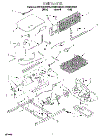 06 - Unit parts for Whirlpool Refrigerator 8ET18ZKXBW00 from AppliancePartsPros.com
