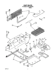 06 - Unit parts for Whirlpool Refrigerator 3VET19ZKAW00 from AppliancePartsPros.com