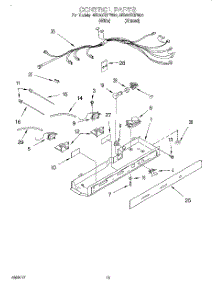 08 - Control, Lit / Optional parts for Whirlpool Refrigerator 4ED20ZKIFN00 from AppliancePartsPros.com