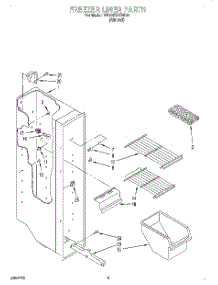 03 - Freezer Liner parts for Whirlpool Refrigerator 7ED20TKXDN02 from AppliancePartsPros.com