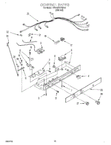 08 - Control, Lit / Optional parts for Whirlpool Refrigerator 7ED20TKXDN02 from AppliancePartsPros.com