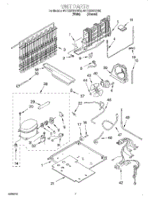 04 - Unit parts for Whirlpool Refrigerator 4VET20NKGN00 from AppliancePartsPros.com