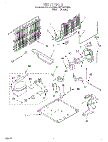 05 - Unit parts for Whirlpool Refrigerator 6ET19DKXDW01 from AppliancePartsPros.com