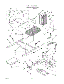 07 - Unit parts for Whirlpool Refrigerator 4YED20TKFN02 from AppliancePartsPros.com