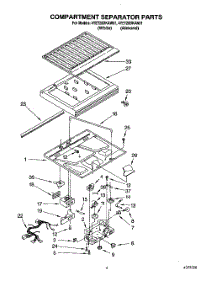 03 - Compartment Separator parts for Whirlpool Refrigerator 4YET20DKAW01 from AppliancePartsPros.com
