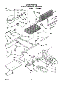 05 - Unit parts for Whirlpool Refrigerator 4YET20DKAW01 from AppliancePartsPros.com