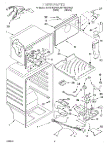 03 - Liner parts for Whirlpool Refrigerator 8ET18NKXFN01 from AppliancePartsPros.com