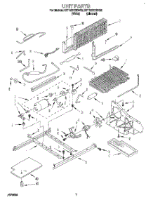 06 - Unit parts for Whirlpool Refrigerator 3ET18ZKXBW00 from AppliancePartsPros.com