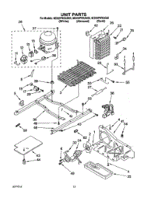 09 - Unit parts for Whirlpool Refrigerator 8ED22PWXAN02 from AppliancePartsPros.com
