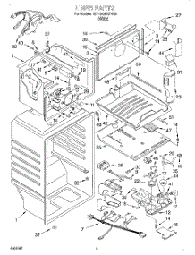 03 - Liner parts for Whirlpool Refrigerator 3ET18GMXFW03 from AppliancePartsPros.com