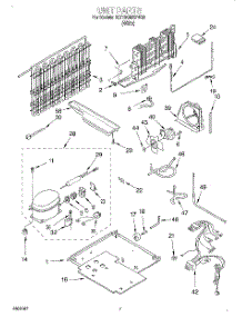 04 - Unit parts for Whirlpool Refrigerator 3ET18GMXFW03 from AppliancePartsPros.com