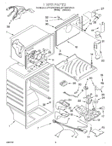 03 - Liner parts for Whirlpool Refrigerator 8ET18NKXFN00 from AppliancePartsPros.com