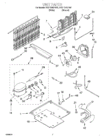 04 - Unit parts for Whirlpool Refrigerator 3VET19NKFN01 from AppliancePartsPros.com