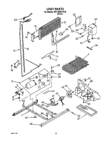 06 - Unit parts for Whirlpool Refrigerator 3ET18RKXYW00 from AppliancePartsPros.com