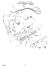 08 - Control, Lit / Optional parts for Whirlpool Refrigerator 4YED20TKDN01 from AppliancePartsPros.com