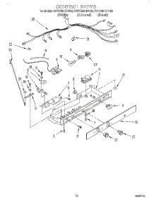 11 - Control parts for Whirlpool Refrigerator 3VED29DQEB00 from AppliancePartsPros.com