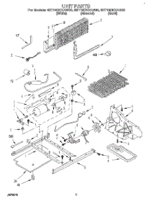 05 - Unit parts for Whirlpool Refrigerator 8ET18DKXAW00 from AppliancePartsPros.com