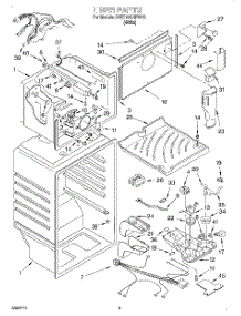 03 - Liner parts for Whirlpool Refrigerator 3VET19GMFW00 from AppliancePartsPros.com