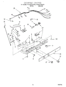 11 - Control parts for Whirlpool Refrigerator 4YED27DQDN01 from AppliancePartsPros.com