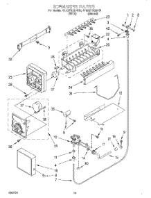12 - Icemaker, Lit / Optional parts for Whirlpool Refrigerator 4YED27DQDN01 from AppliancePartsPros.com