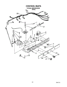12 - Control parts for Whirlpool Refrigerator 8ED22RQXXW00 from AppliancePartsPros.com