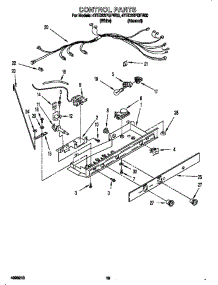 Control parts for Whirlpool Refrigerator 4YED22PQFW00 from AppliancePartsPros.com
