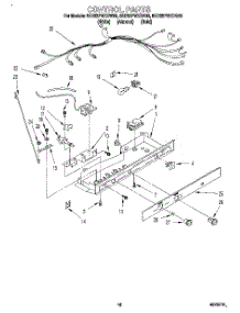 11 - Control parts for Whirlpool Refrigerator 8ED22PWXDN00 from AppliancePartsPros.com