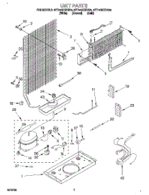 04 - Unit parts for Whirlpool Refrigerator 8ET14GKXDN00 from AppliancePartsPros.com