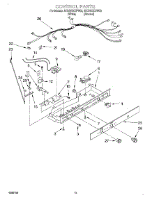 08 - Control, Optional parts for Whirlpool Refrigerator 8ED20ZKXFN03 from AppliancePartsPros.com