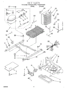 07 - Unit parts for Whirlpool Refrigerator 4YED20TKDW02 from AppliancePartsPros.com