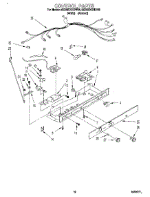 11 - Control parts for Whirlpool Refrigerator 8ED25DQXDW00 from AppliancePartsPros.com
