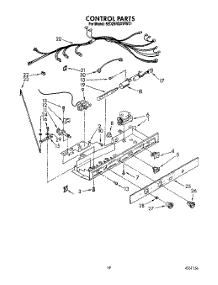 13 - Control parts for Whirlpool Refrigerator 6ED25RQXWW01 from AppliancePartsPros.com