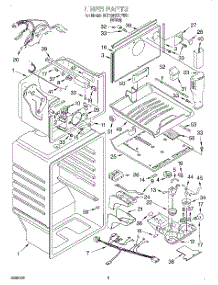 02 - Liner parts for Whirlpool Refrigerator 6ET19DKXFW01 from AppliancePartsPros.com