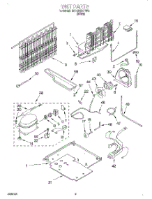 05 - Unit parts for Whirlpool Refrigerator 6ET19DKXFW01 from AppliancePartsPros.com