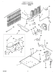 06 - Unit, Lit / Optional parts for Whirlpool Refrigerator 7TT18AKXFW00 from AppliancePartsPros.com