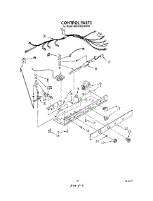 13 - Control parts for Whirlpool Refrigerator 6ED25RQXWW00 from AppliancePartsPros.com