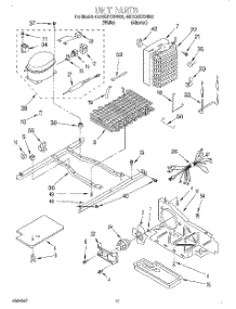07 - Unit parts for Whirlpool Refrigerator 4ED20ZKXDW02 from AppliancePartsPros.com