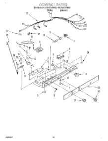 08 - Control, Lit / Optional parts for Whirlpool Refrigerator 4ED20ZKXDW02 from AppliancePartsPros.com