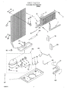 04 - Unit parts for Whirlpool Refrigerator 3VET18GKGW00 from AppliancePartsPros.com