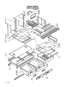 04 - Shelf, Lit / Optional parts for Whirlpool Refrigerator 8ET18DKXXN01 from AppliancePartsPros.com