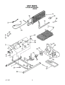 05 - Unit parts for Whirlpool Refrigerator 8ET18DKXXN01 from AppliancePartsPros.com