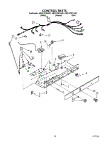 08 - Control, Lit / Optional parts for Whirlpool Refrigerator 8ED20ZKXAW01 from AppliancePartsPros.com