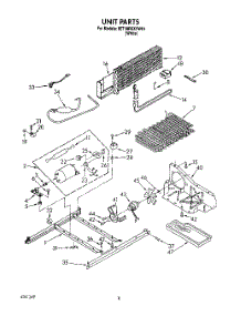 05 - Unit parts for Whirlpool Refrigerator 8ET18RKXYW01 from AppliancePartsPros.com