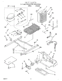 07 - Unit parts for Whirlpool Refrigerator 4ED20ZKIFW00 from AppliancePartsPros.com