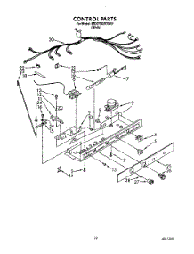12 - Control parts for Whirlpool Refrigerator 8ED27RQXXW01 from AppliancePartsPros.com